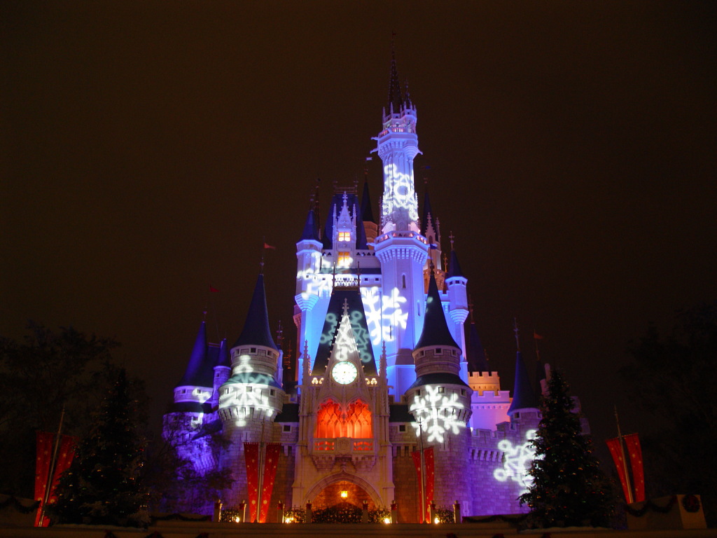 東京ディズニーランド クリスマス 夜景 Tokyo Disneyland