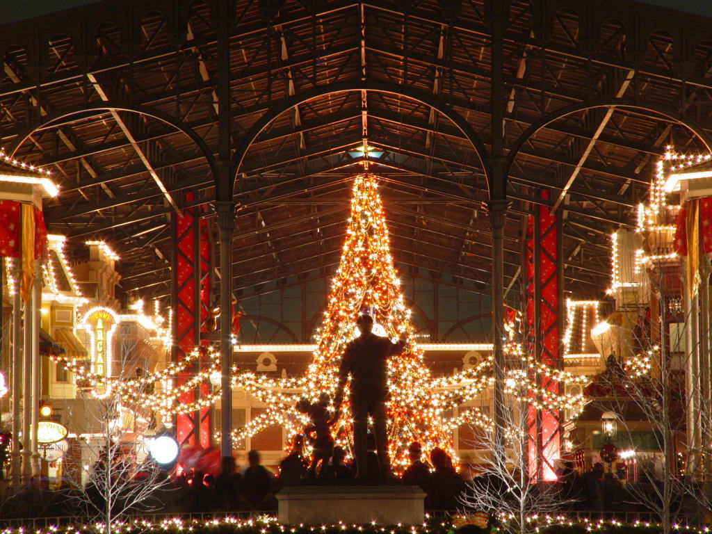 東京ディズニーランド クリスマス 夜景 Tokyo Disneyland