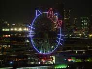 ハローキティ キティちゃん観覧車 夜景無料壁紙